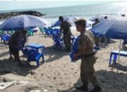 Tim Gabungan Tertibkan PKL di Sepanjang Jembatan Muaro Lasak hingga Muaro Padang