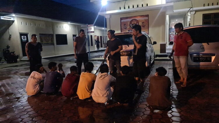 Polres Padangpariaman menangkap 7 pelajar yang diduga melakukan penganiayaan. (Istimewa)