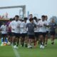Latihan pemain Timnas Indonesia untuk AFF 2022