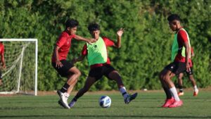 Latihan pemain Timnas U-20 Indonesia
