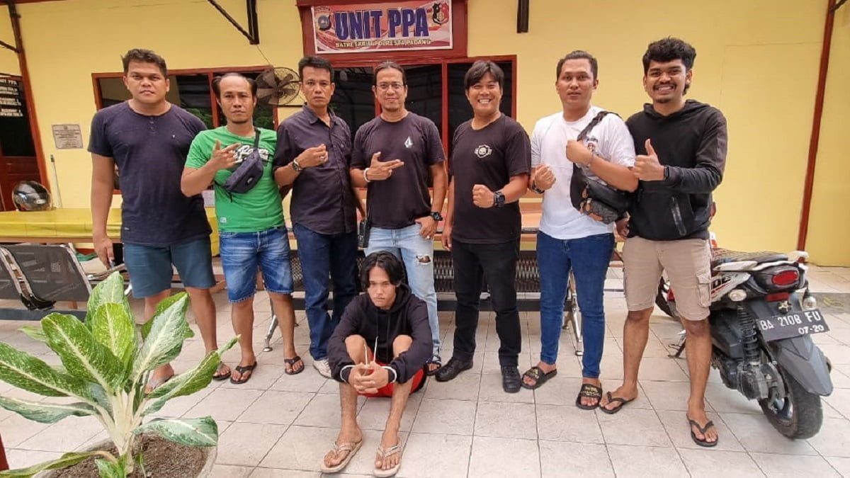Penangkapan pelaku penjual wanita di Polresta Padang