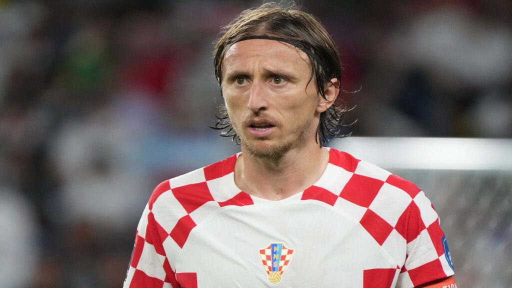 Luka Modric di gelaran Piala Dunia 2022