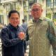 Anggota Komisi VI DPR RI dari Fraksi Gerindra Andre Rosiade bersama Menteri BUMN Erick Thohir dalam suatu kesempatan. Keduanya berencana akan mengecek kawasan Sitinjau Lauik. (Istimewa)