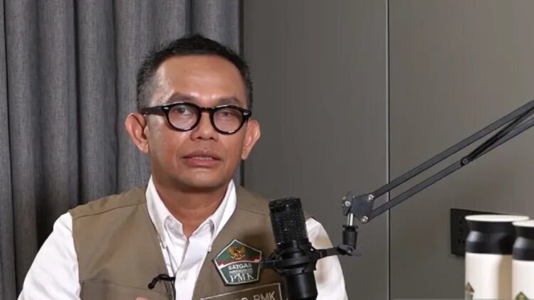 Pelaksana tugas Kepala Pusat Data dan Informasi Kebencanaan BNPB Abdul Muhari. (ANTARA/Fitra Ashari)