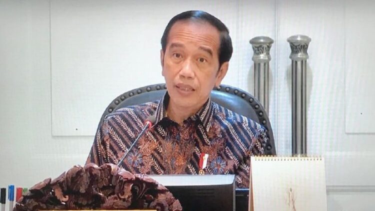 Presiden Jokowi. (screecshot YouTube Setpres)