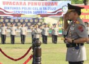 Kapolda Sumbar Lantik 233 Bintara Polri Gelombang II T.A 2022
