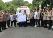 Polda Sumbar Terima Bantuan Mobil Ambulans dari Bank BRI