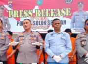 Polres Solok Selatan Ringkus 5 Pelaku Narkoba selama Operasi Lilin 2022