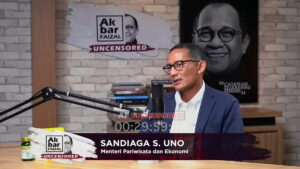 Sandiaga Salahuddin Uno. (Dok. Youtube: Akbar Faizal Uncensored)