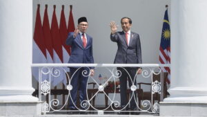 Presiden Jokowi dan PM Anwar Ibrahim, Senin (09/01/2023), di Istana Kepresidenan Bogor, Jabar. (Foto: Humas Setkab/Jay)