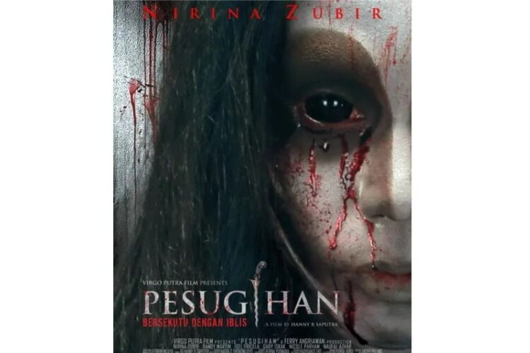 Poster film horor “Pesugihan” yang akan tayang pada 23 Februari 2023. (ANTARA/HO)