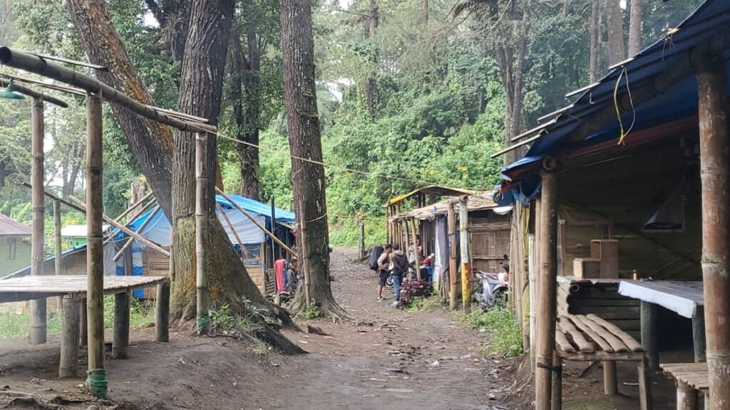 Kondisi terkini di jalur pendakian Gunung Marapi. (istimewa)