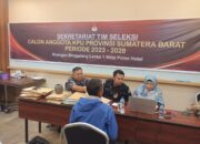 Timsel Calon Anggota KPU Sumbar: 170 Orang Mendaftar, 4 Petahana kembali Maju