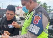 Satlantas Polresta Padang Amankan Pengendara dengan SIM Palsu
