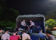 Razia Gabungan Polresta Padang-Ditlantas Polda Sumbar, Puluhan Kendaraan dan Pengendara Diamankan