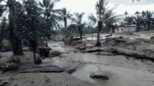 Situasi banjir di Malampah, Kabupaten Pasaman. (Foto: Dok. Istimewa)