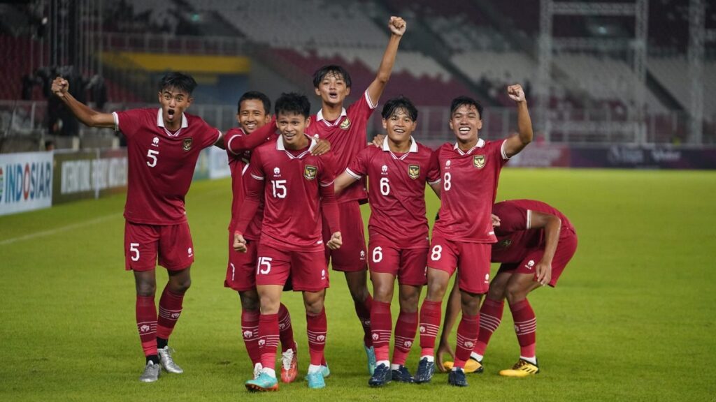 Selebrasi pemain TImnas U-20. (Dok. PSSI)