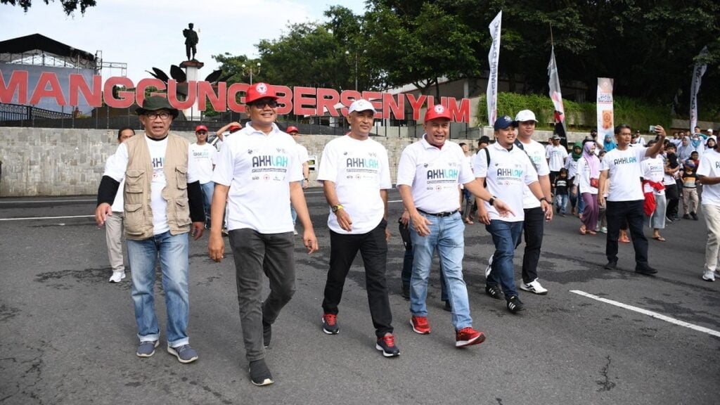 jalan sehat BUMN di Temanggung. (Dok. Istimewa)