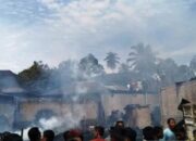 Kebakaran Hanguskan Empat Rumah di Kawasan Saribu Rumah Gadang Solok Selatan