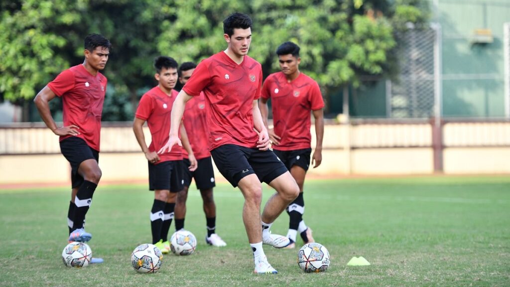 Penggawa Timnas Indonesia saat menggelar latihan jelang FIFA Matchday kontra Burundi. (Dok. PSSI)