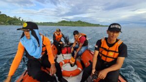 Lanjutan pencarian seorang pemuda yang hilang di perairan Mentawai. (Foto: Dok. Basarnas)