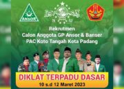 Kaderisasi GP Ansor Bakal Digelar di Koto Tangah Padang, Ayo Bergabung!
