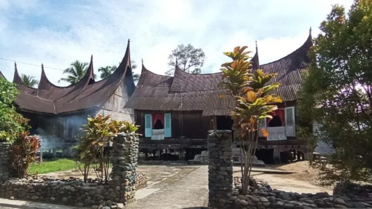 Desa Wisata Perkampungan Adat Sijunjung.(ANTARA/Miko Elfisha)