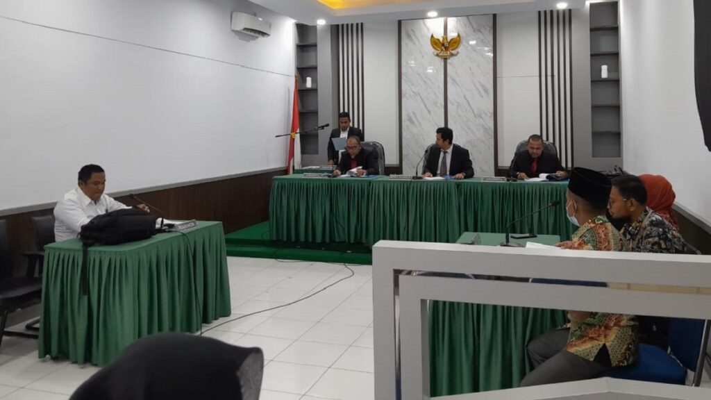 Sidang di Komisi Informasi Sumbar. (Dok. Istimewa)