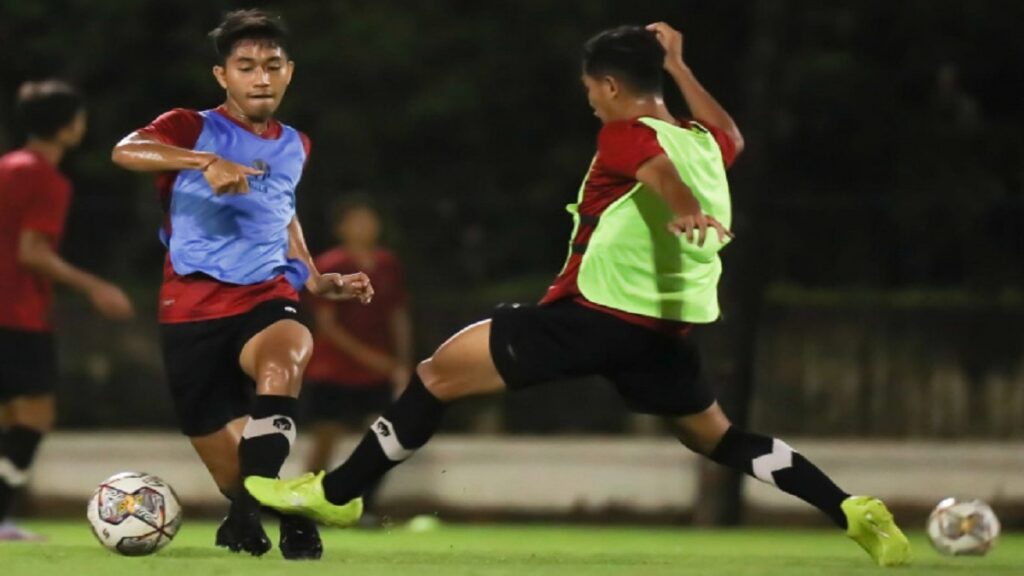 Latihan pemain Timnas U-22 untuk SEA Games 2023. (Dok. PSSI)