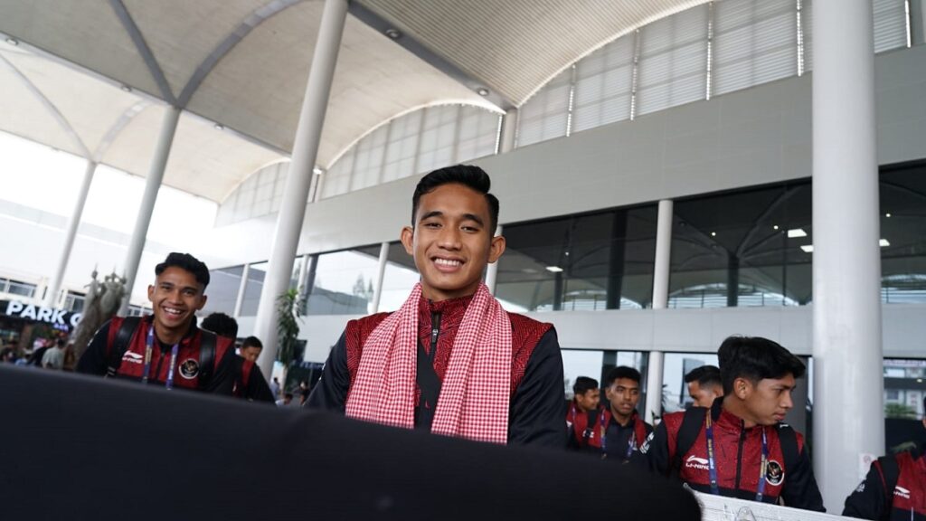 Pemain Timnas U-22 SEA Games 2023 sampai di Kamboja. (Dok. PSSI)