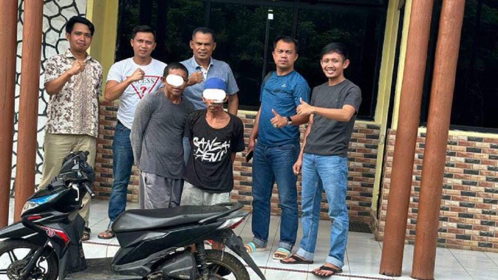 Penangkapan pelaku pencuri ternak di Pessel ditangkap. (Foto: Dok. Polsek Pancung Soal)