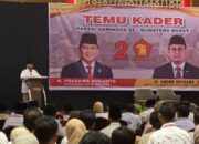 Temu Kader Gerindra di Sumbar, Prabowo Subianto Bicara soal Kesetiaan