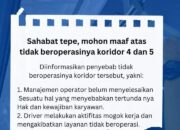 Trans Padang Koridor 4 dan 5 Mogok, Penyebabnya Diduga Gegara Ini