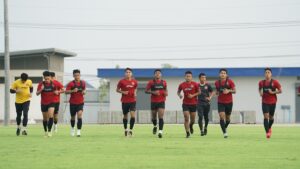 Latihan pemain Timnas U-22 Indonesia jelang laga melawan Kamboja. (Dok. PSSI)