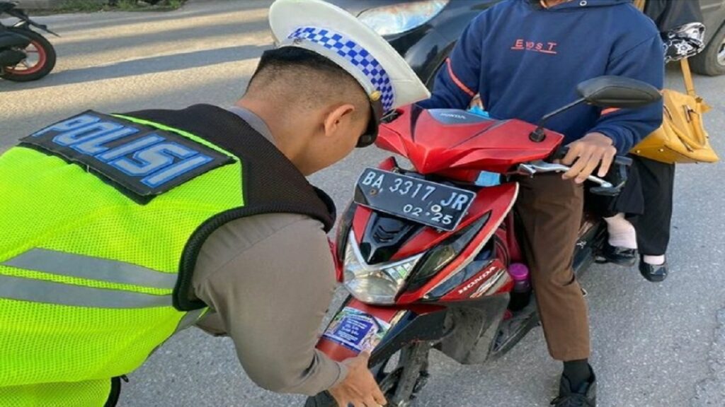 Tertib berlalulintas di Sawahlunto. (Dok. Istimewa)