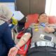 Dirlantas Polda Sumbar Kombes Hilman lakukan donor darah di HUT Bhayangkara ke-77. (Dok. istimewa)