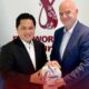 Erick Thohir dan Presiden FIFA. (dok. PSSI)