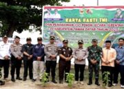 TNI Lakukan Tanam Pohon Serentak dan Perbaikan Badan Jalan di Tanahdatar