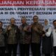 MoU Semen Padang dan BP2P Sumatera III terkait rumah layak huni. (Dok. Istimewa)