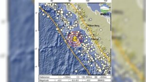 Gempa bumi magnitudo 5,8 kembali mengguncang Mentawai. (Foto: Dok. Istimewa)