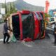 Bus Sipirok Nauli kecelakaan di Bukit Surungan pada Sabtu (17/6/2023) pagi. (Foto: Dok. Polres Padang Panjang)