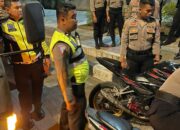 Patroli Balap Liar dan Tawuran, Belasan Motor Diamankan Tim Gabungan Polresta Padang
