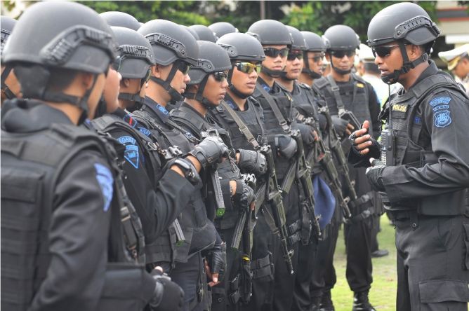 Ilustrasi pasukan Polri. (Foto: Dok. Istimewa)