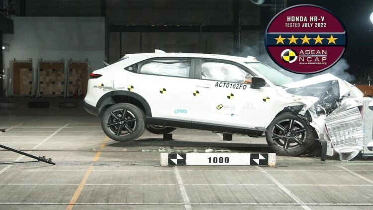 Ilustrasi - Dalam foto ini All New Honda HR-V pada saat uji coba tabrak di ASEAN NCAP (ANTARA/Ho)