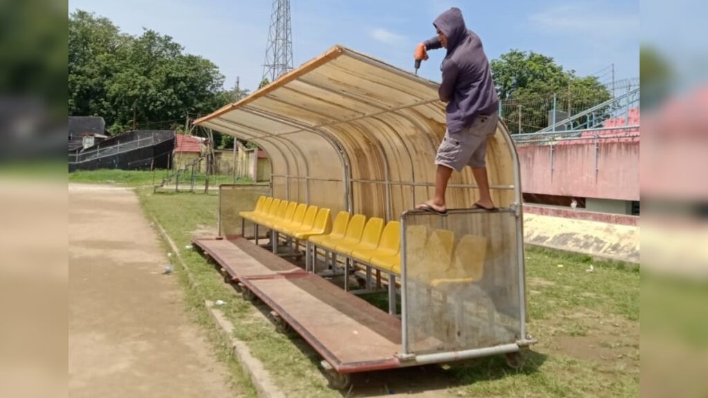 Semen Padang FC lakukan perbaikan GHAS. (dok. MO Semen Padang FC)