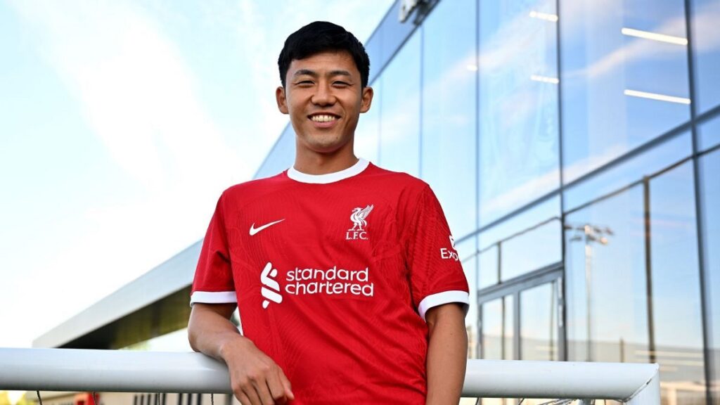 Wataru Endo. (dok. Liverpool FC)