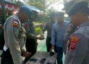 Cegah Judi Online di Kalangan Polisi, Polsek Sikakap Razia Ponsel