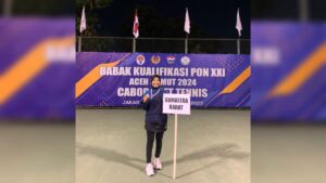 Atlet soft tenis binaan Semen Padang lolos PON. (dok. istimewa)