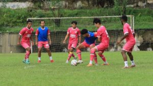 Para pemain Semen Padang FC saat menggelar latihan di Semen Padang Training Ground (SPTG), Indarung. (dok. MO Semen Padang FC)
