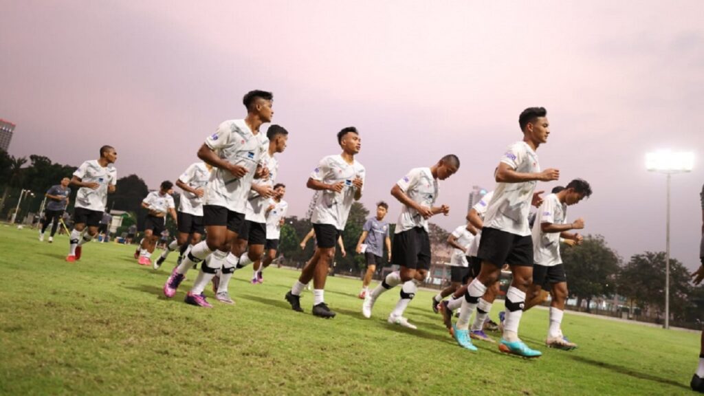 Sesi latihan para penggawa Garuda Muda. (dok. PSSI)